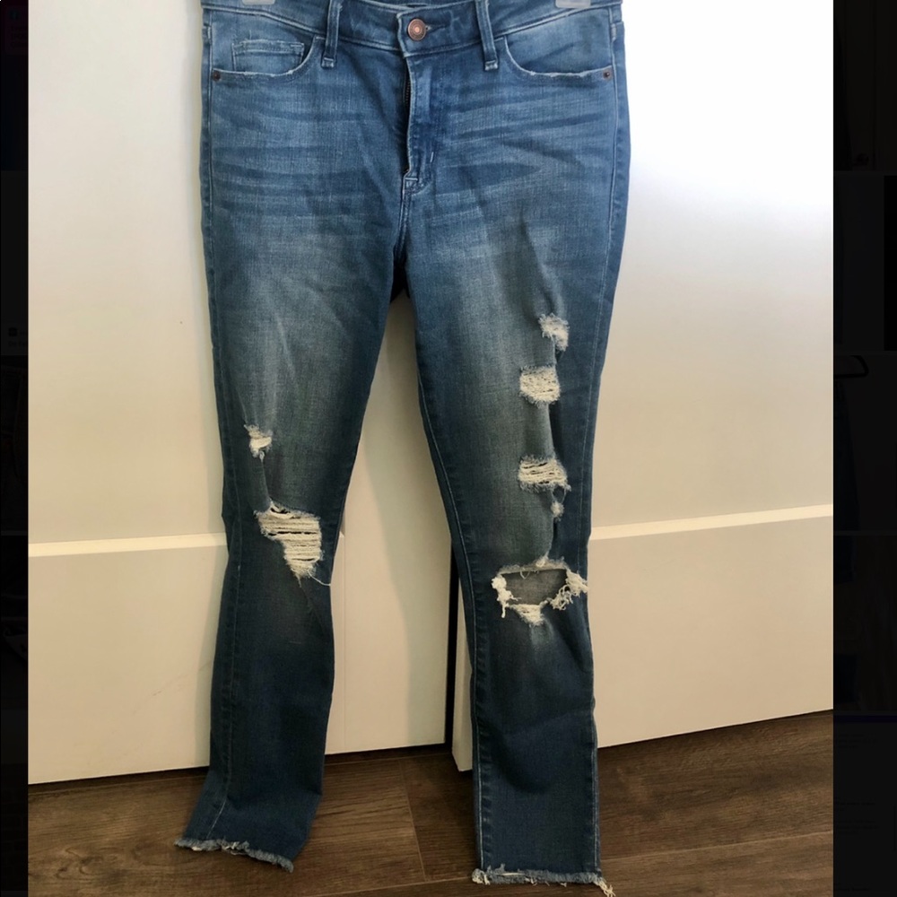 Abercrombie Harper Low Rise Ankle Jeans